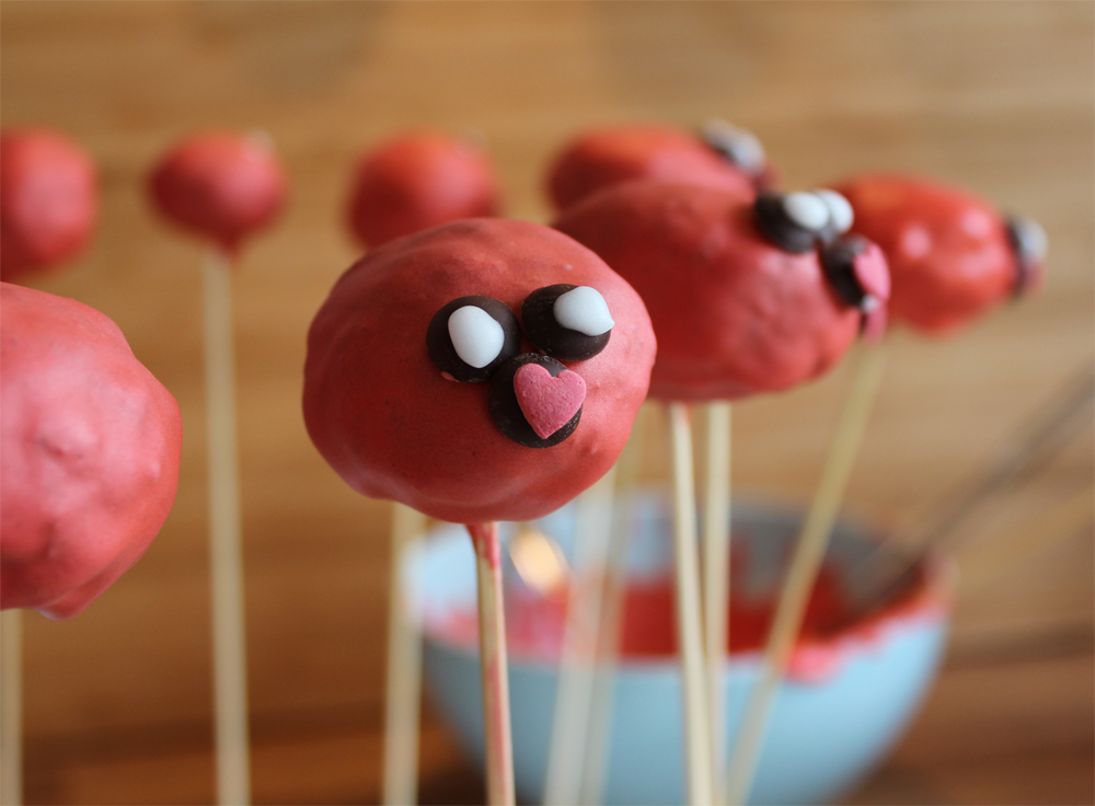 Marienkäfer Cake Pops - ohne Backen | suessundselig