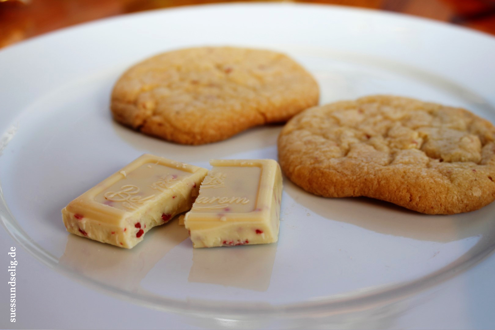 Erdbeer-Weiße Schokolade-Cookies