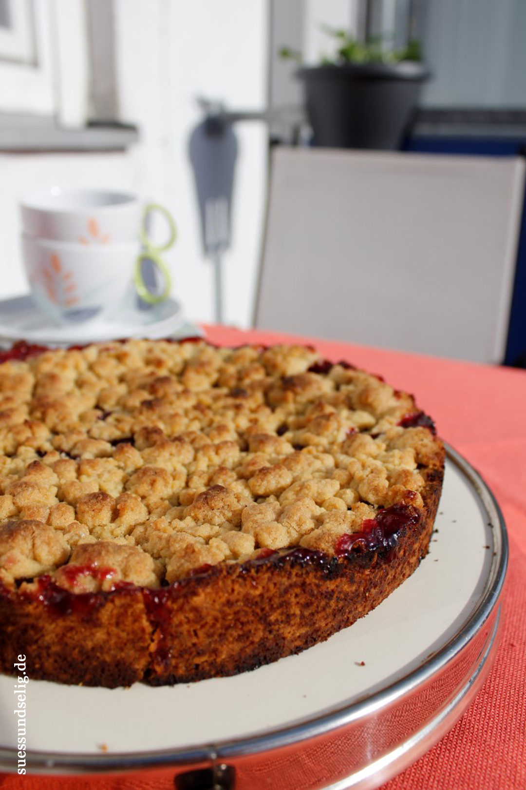 Kirschkuchen mit Streuseln - unheimlich saftig!