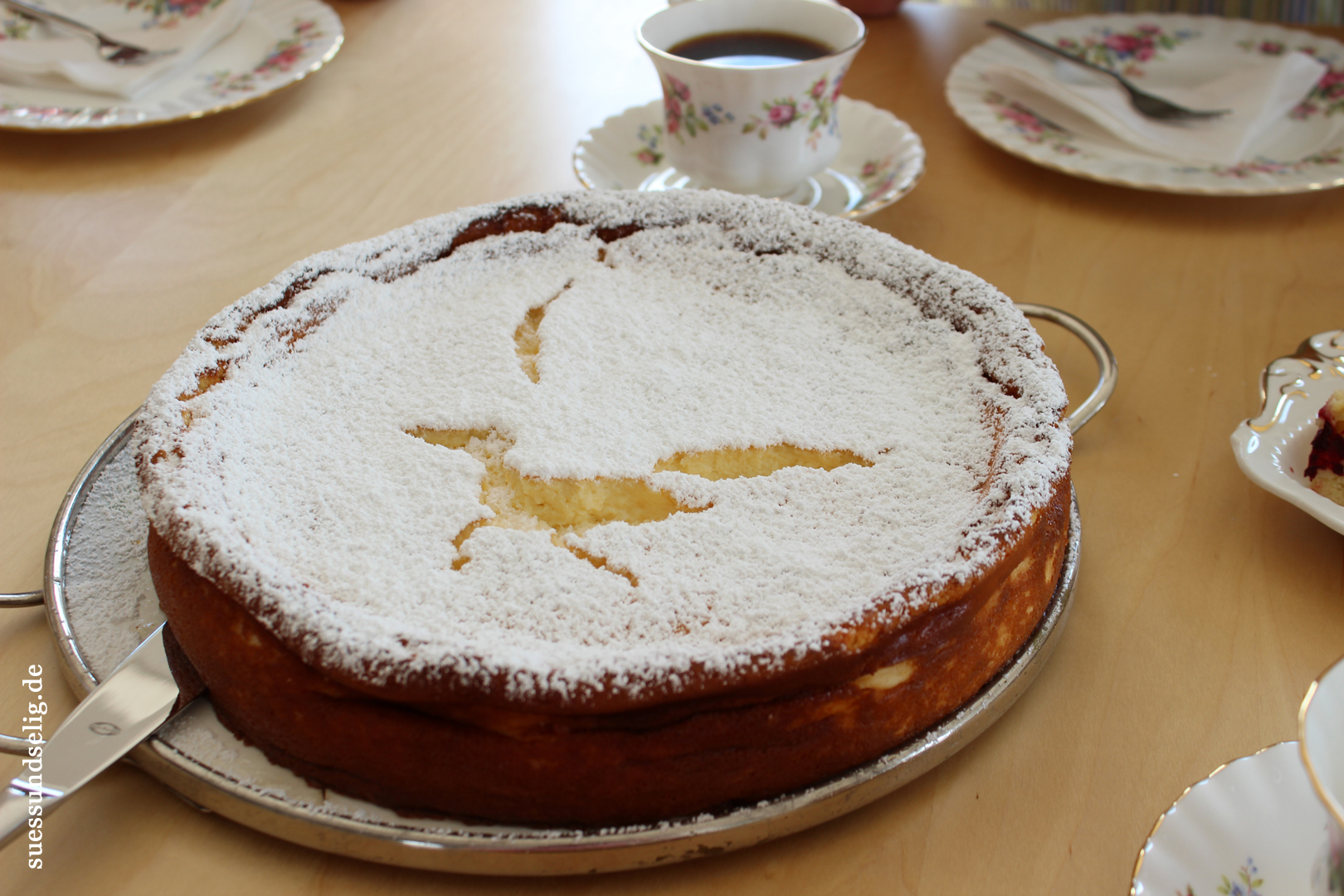 Käsekuchen ohne Boden - locker, cremig und einfach suessundselig ...