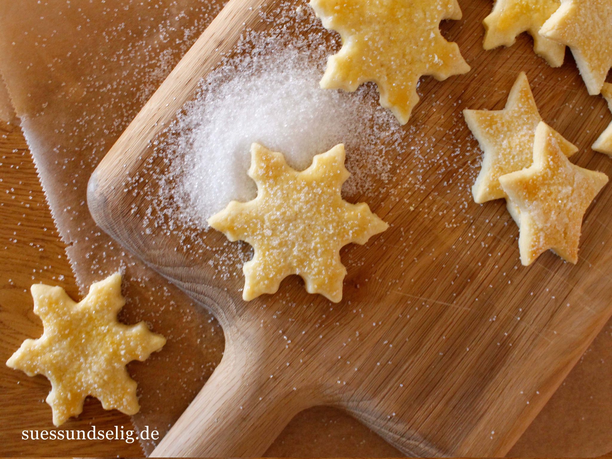 Butterkekse mit Zuckerkruste | suessundselig